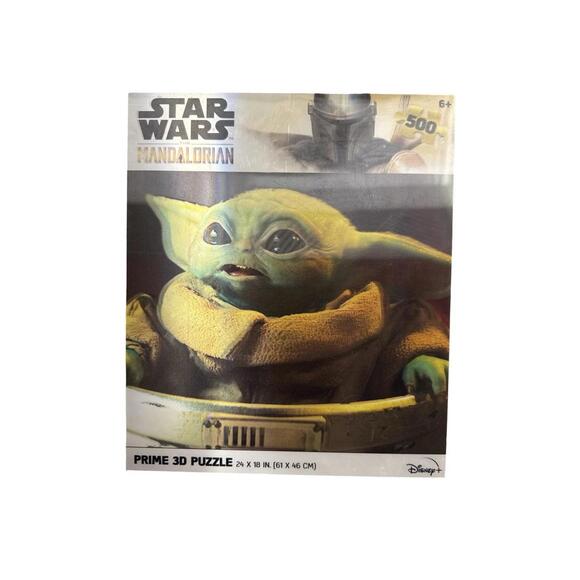 Other - New Star Wars Mandalorian Baby Yoda 3D Jigsaw Puzzle 500 Piece 24"X18" Sealed